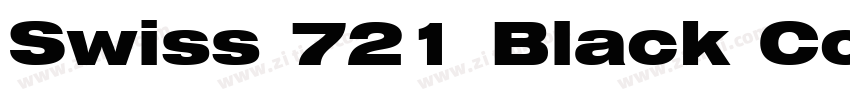 Swiss 721 Black Cond字体转换